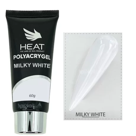پلی ژل 60 میل شیری هیت HEAT MILKY WHITE