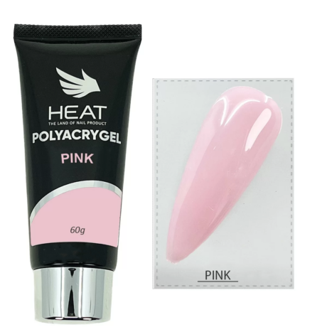 پلی ژل صورتی ناخن هیت HEAT PINK 60G
