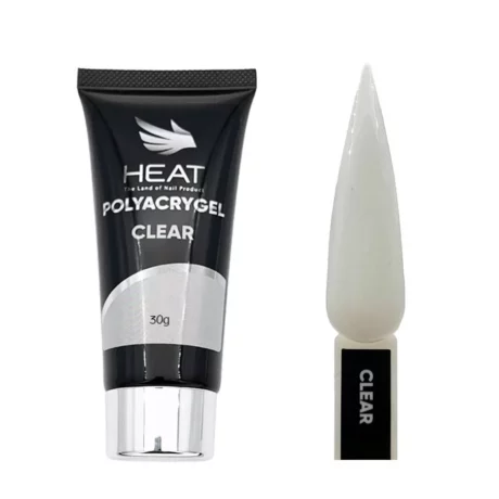 پلی ژل ناخن هیت کلیر HEAT CLEAR 60ML