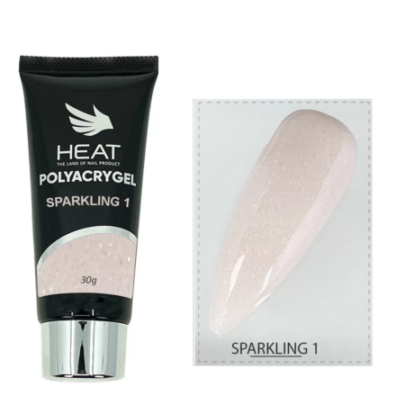 پلی ژل شاین دار هیت HEAT SPARKLING1 60G